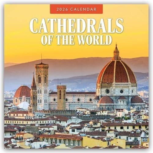 Cathedrals of the World 2026 Square Wall Calendar Red Robin Publishing Ltd.