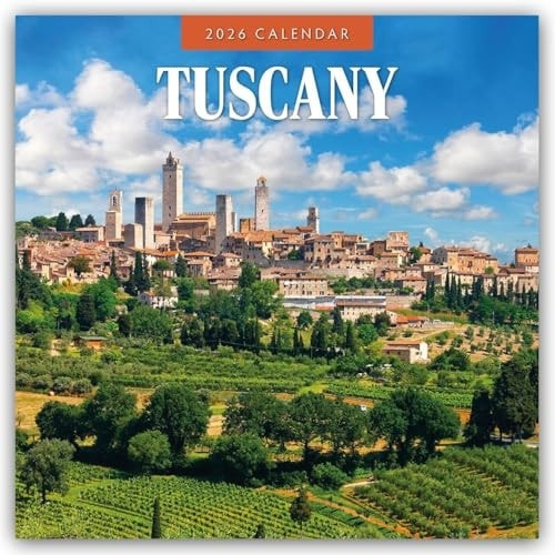 Tuscany 2026 Square Wall Calendar Red Robin Publishing Ltd.