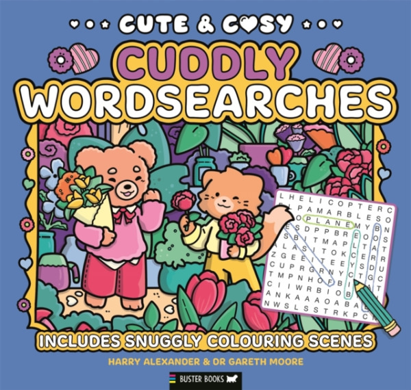 Michael O'Mara Books Ltd Cute & Cosy Cuddly Wordsearches - Moore, Dr Gareth a Alexander, Harry