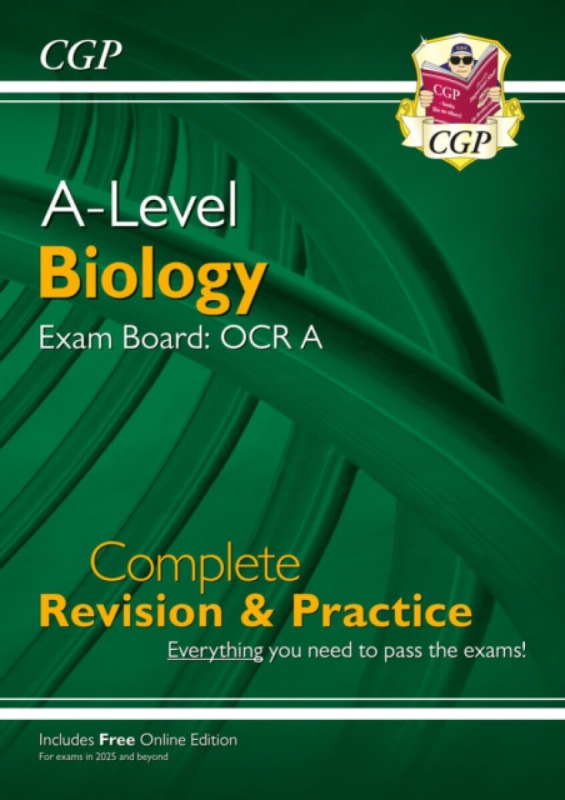 Coordination Group Publications Ltd (CGP) A-Level Biology: OCR A Year 1 & 2 Complete Revision & Practice with Online Edition - CGP Books