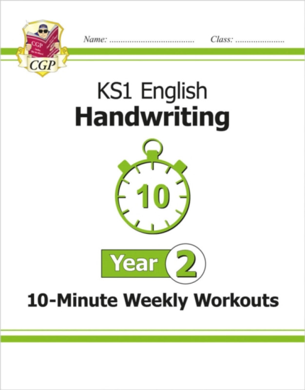 Coordination Group Publications Ltd (CGP) KS1 Year 2 English Handwriting 10-Minute Weekly Workouts - CGP Books