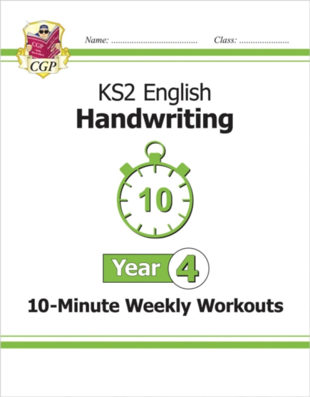 Coordination Group Publications Ltd (CGP) KS2 Year 4 English Handwriting 10-Minute Weekly Workouts - CGP Books