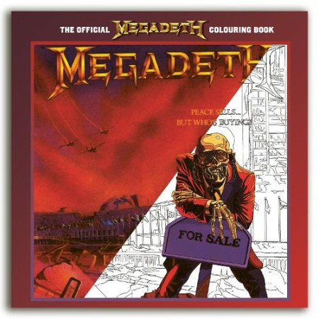 Official Megadeth Colouring Book Rock N' Roll Colouring