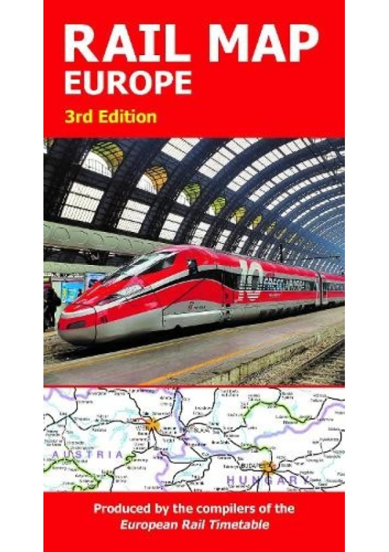 Rail Map Europe, 3rd Edition, 3rd revision European Rail Timetable Limited