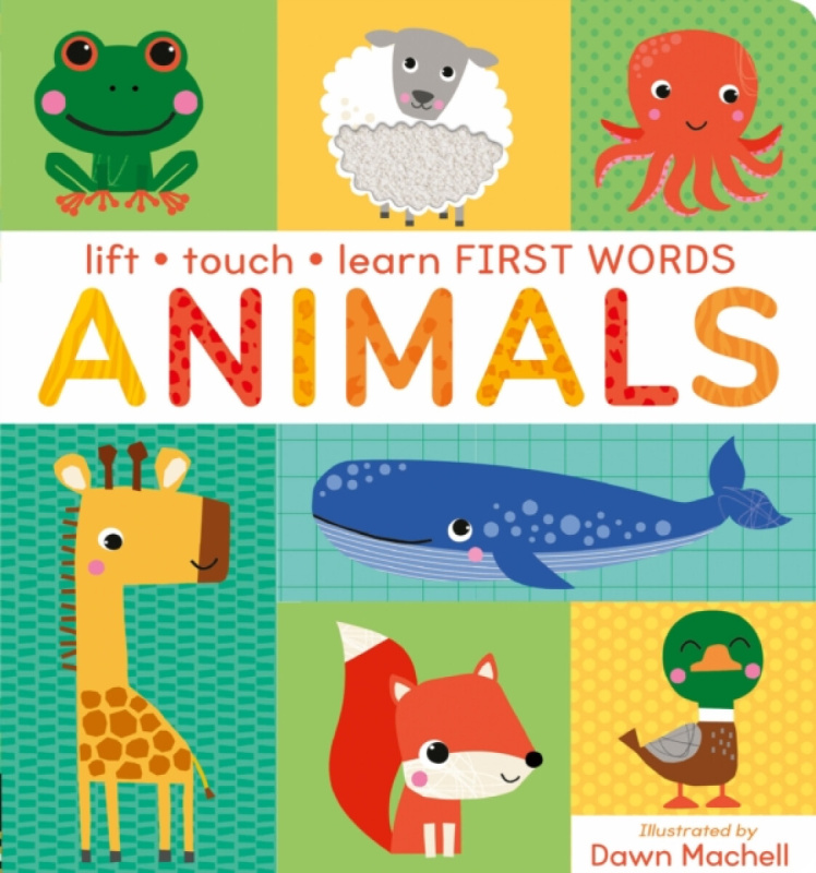 Little Tiger Press Group Lift, Touch Learn First Words: Animals - Craven, Villetta