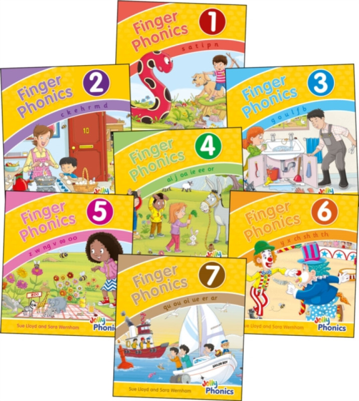 Finger Phonics Books 1-7 - Sara Wernham, Sue Lloyd