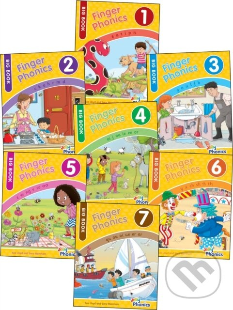 Finger Phonics Big Books 1-7 (in Precursive Letters (British English edition))