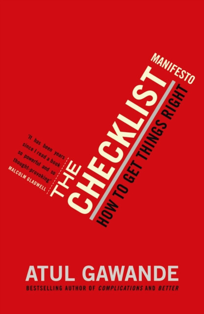 The Checklist Manifesto (How to Get Things Right) - Atul Gawande - kniha z kategorie Motivace a seberozvoj