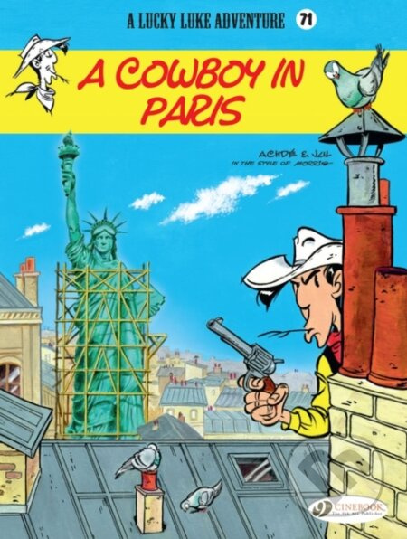 Lucky Luke Vol. 71: A Cowboy in Paris - Jul - kniha z kategorie Komiksy