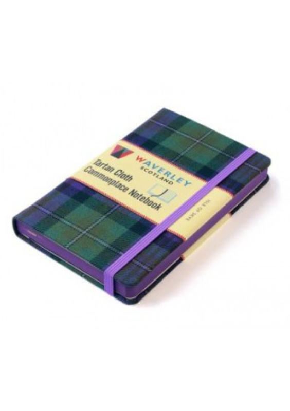 Isle of Skye Tartan, Waverley Scotland Large Tartan Cloth Commonplace Notebook The Gresham Publishing Co. Ltd