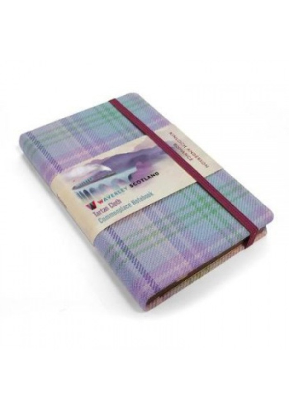 Waverley S.T. (M): Romance Pocket Genuine Tartan Cloth Commonplace Notebook The Gresham Publishing Co. Ltd