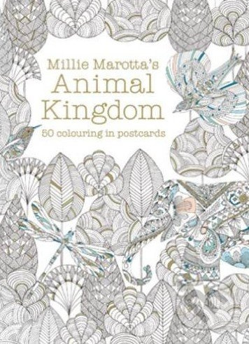 Millie Marotta's Animal Kingdom 50 colouring in postcards