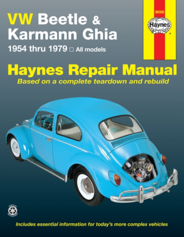 Volkswagen VW Beetle & Karmann Ghia (1954-1979) Haynes Repair Manual (USA) - Haynes Publishing