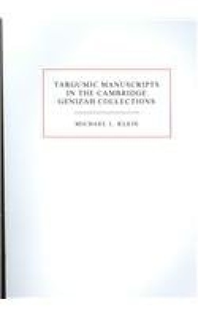 Archaeopress Targumic Manuscripts in the Cambridge Genizah Collections