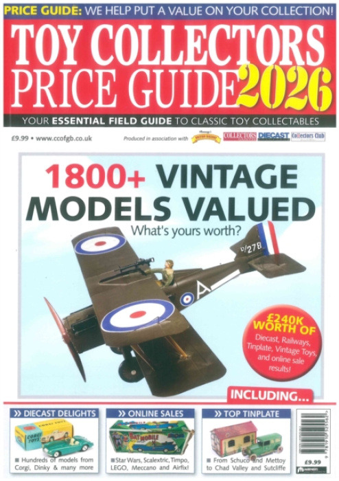 Warners Group Publications Toy Collectors Price Guide 2026 - Warners Group Publications