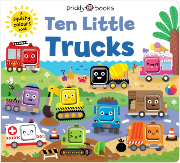 Priddy Books Ten Little Trucks (Little Squishies) - Books, Priddy