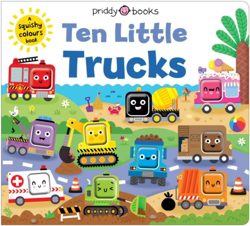 Priddy Books Ten Little Trucks (Little Squishies) - Books, Priddy