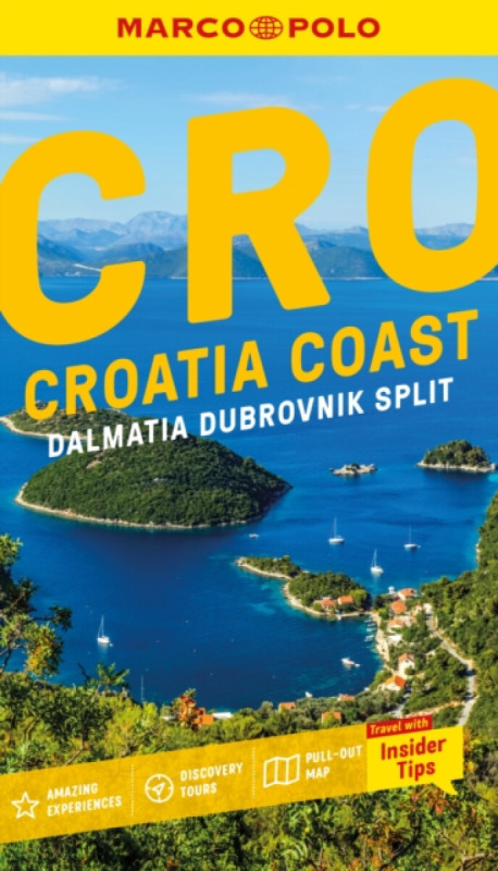 Heartwood Publishing Croatia Coast Marco Polo Pocket Travel Guide - with pull out map - Marco Polo