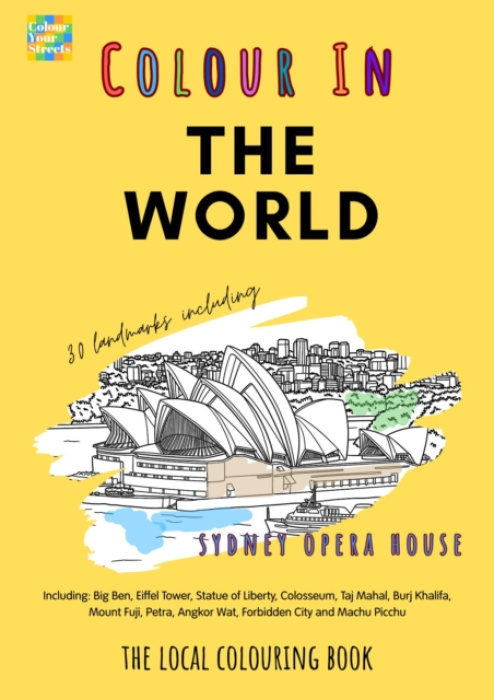 Colour Your Streets World Colouring Book (A4) - Colour Your Streets