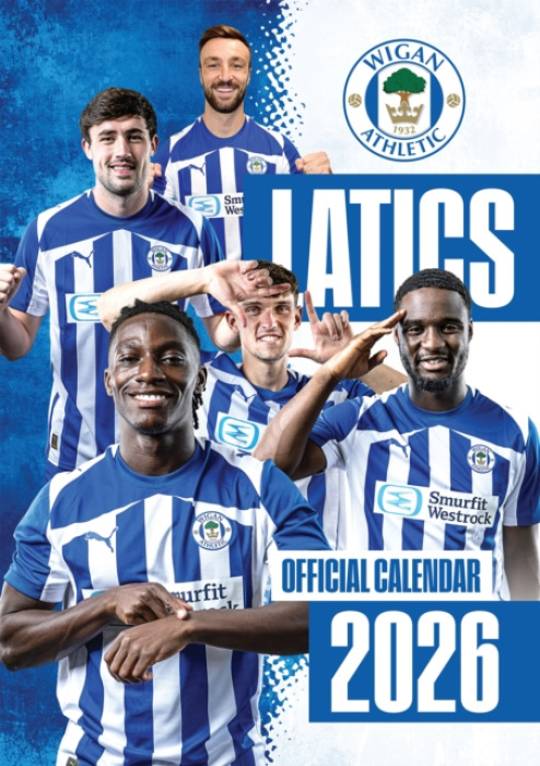 Twocan Official Wigan FC Wall Calendar 2026 - design, twocan