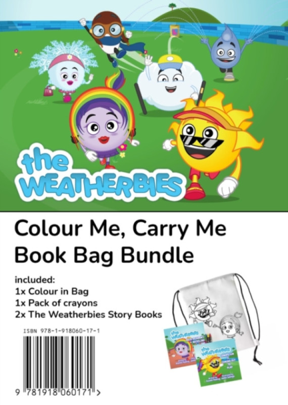 The Weatherbies Ltd The Weatherbies Colour Me, Carry Me Book Bag Bundle - Fleming, Yvonne A
