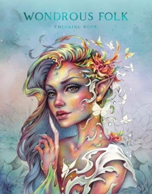 Wondrous Folk Coloring Book Blue Angel Gallery