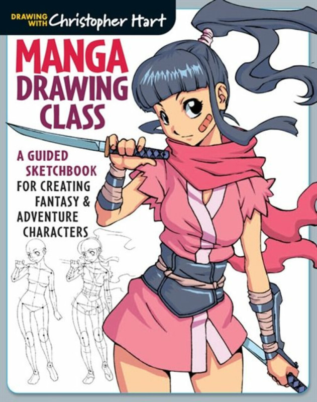 Manga Drawing Class (A Guided Sketchbook for Creating Fantasy & Adventure Characters) - kniha z kategorie Hobby