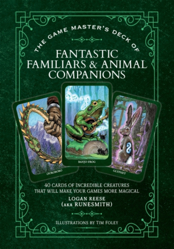 Media Lab Books Game Master's Deck of Fantastic Familiars and Animal Companions - Reese, Logan a Runesmith