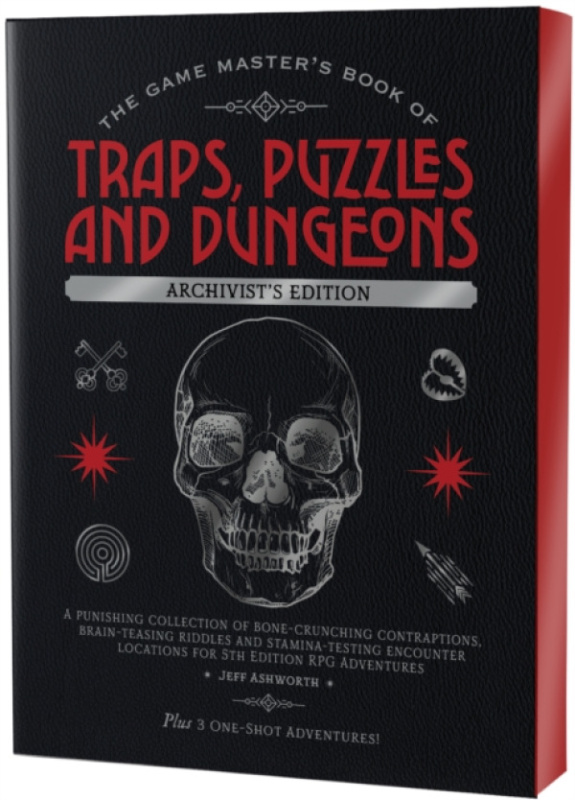 Media Lab Books Game Master's Book of Traps, Puzzles and Dungeons Archivist's Edition - Ashworth, Jeff