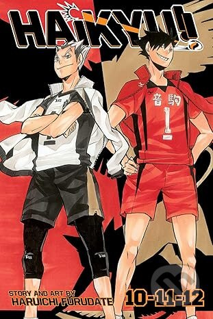 Haikyu!! (3-in-1 Edition), Vol. 4 (Includes vols. 10, 11 & 12) - kniha z kategorie Komiksy