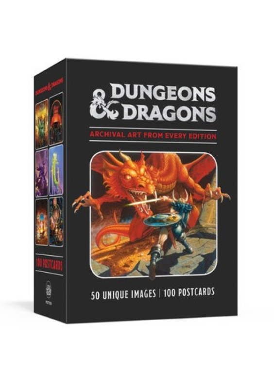 Dungeons a Dragons 100 Postcards: Archival Art from Every Edition, 100 Postcards Potter/Ten Speed/Harmony/Rodale