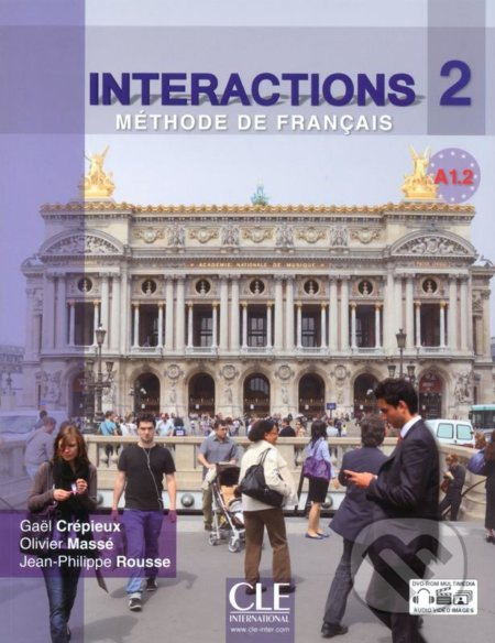 Interactions 2: /A1.2 Livre+DVDRom - Gaël Crépieux - kniha z kategorie Jazykové učebnice a slovníky
