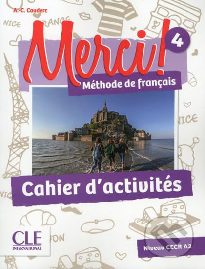 Merci! 4/A2 (Cahier d´activités) - Anne-Cécile Couderc - kniha z kategorie Jazykové učebnice a slovníky