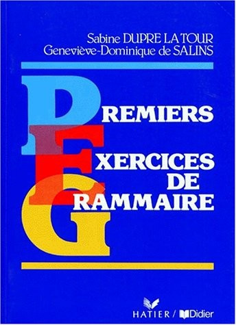 PREMIERS EXERCICES DE GRAMMAIRE Hatier Didier