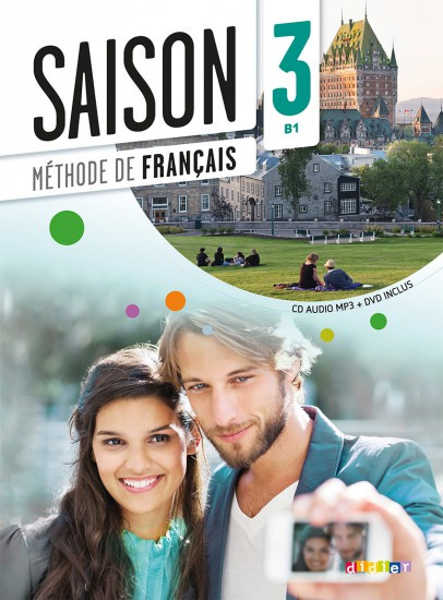 Saison 3 (B1) učebnice + CD + DVD Hatier Didier