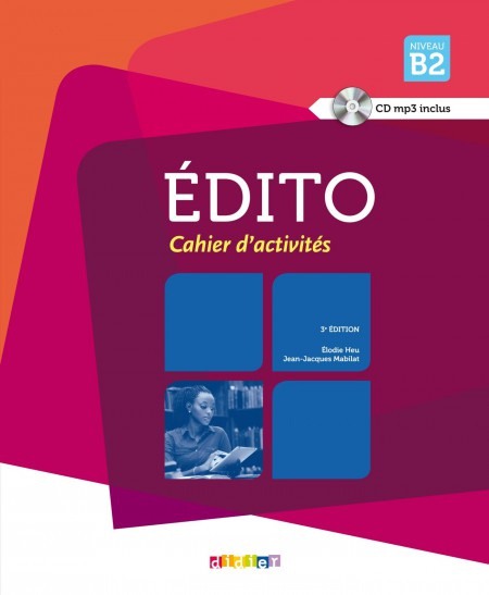 Édito Niveau B2 pracovní sešit + CD Mp3 Hatier Didier