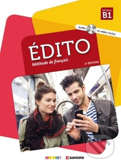 Édito Niveau B1 - Učebnice + CD Mp3 + DVD (Ed. 2018) - kniha z kategorie Jazykové učebnice a slovníky