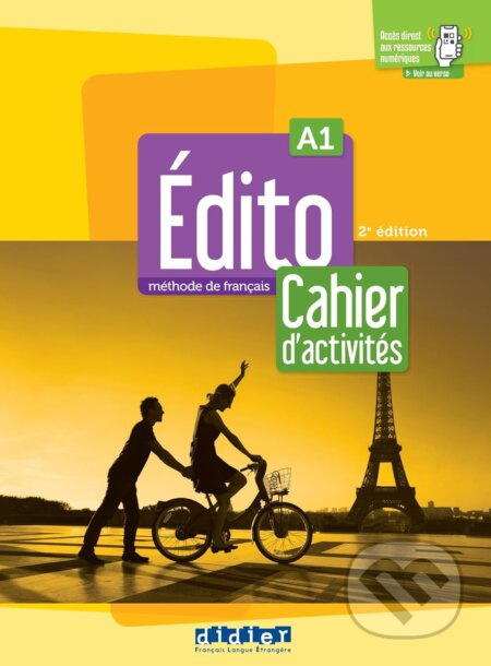 Edito A1 - Edition 2022 - Cahier d'activités + didierfle.app - kniha z kategorie Jazykové učebnice a slovníky