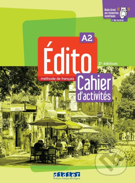 Edito A2 - Edition 2022 - Cahier + didierfle.app - kniha z kategorie Jazykové učebnice a slovníky
