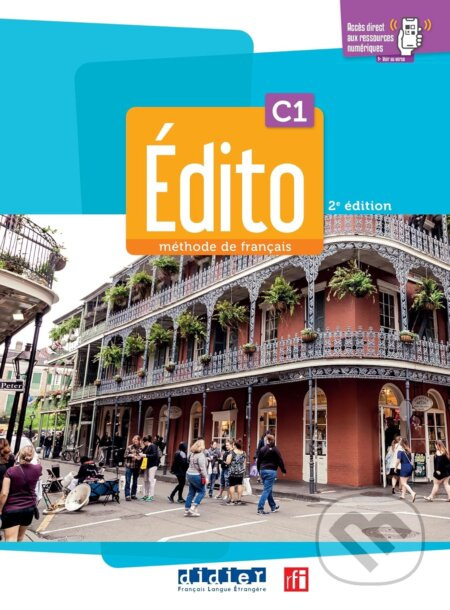 Edito C1 - édition 2022-2024 - Livre + cahier + didierfle.app - kniha z kategorie Jazykové učebnice a slovníky