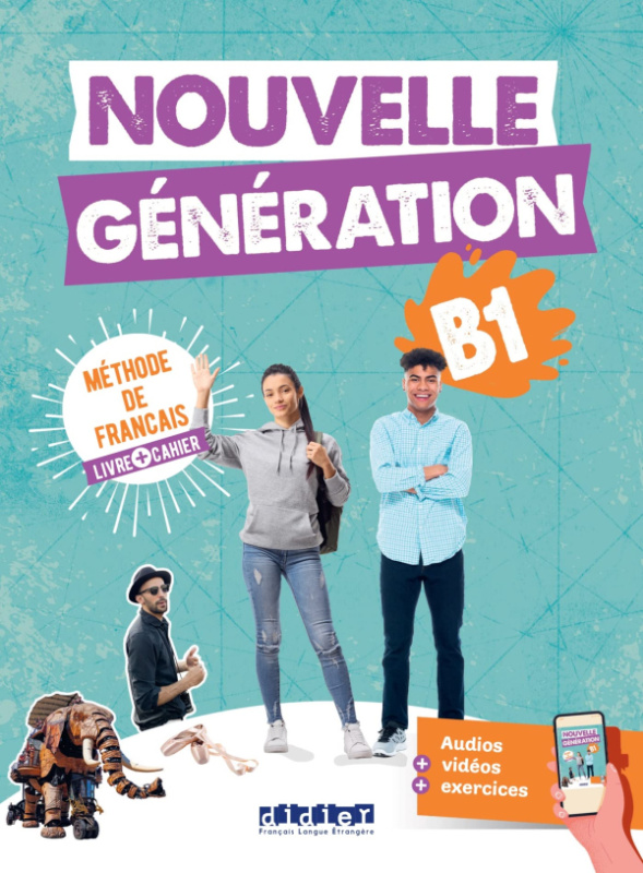 Nouvelle Génération B1 - Livre + Cahier + didierfle.app - kniha z kategorie Jazykové učebnice a slovníky