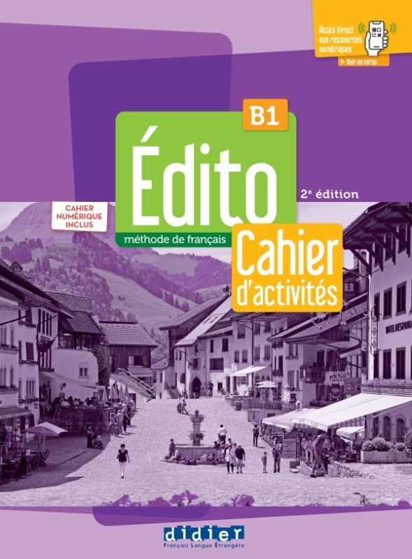 Edito B1 – édition 2022-2024 – Cahier + cahier numérique + didierfle.app Didier