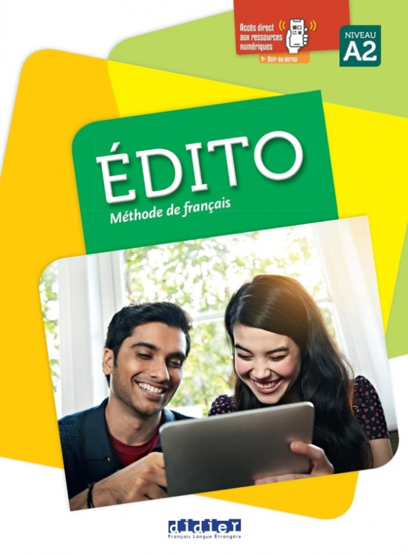 Édito A2 Livre + didierfle.app (2015-2018) Hatier Didier