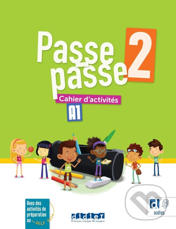 Passe-passe 2 - Niv. A1 + didierfle.app (Cahier d'activités) - kniha z kategorie Jazykové učebnice a slovníky
