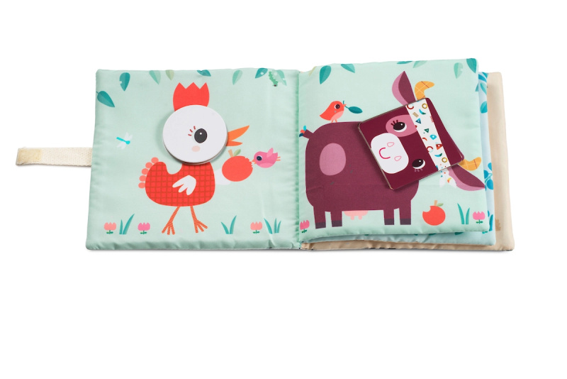 Lilliputiens - didaktická textilní knížka - učíme se tvary