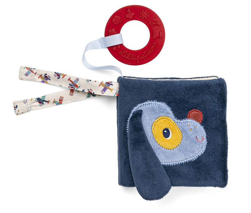 Lilliputiens textilní knížka s pejskem Julesem