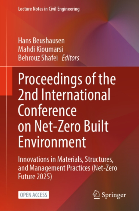 Springer Nature Switzerland AG Proceedings of the 2nd International Conference on Net-Zero Built Environment