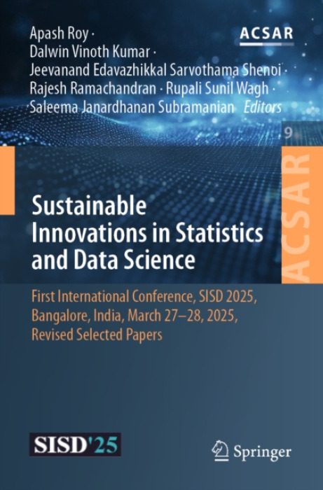 Springer Nature Switzerland AG Sustainable Innovations in Statistics and Data Science
