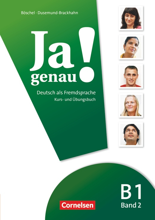 Ja genau! B1/2 Kurs- und Übungsbuch mit Lösungen und Audio CD Cornelsen