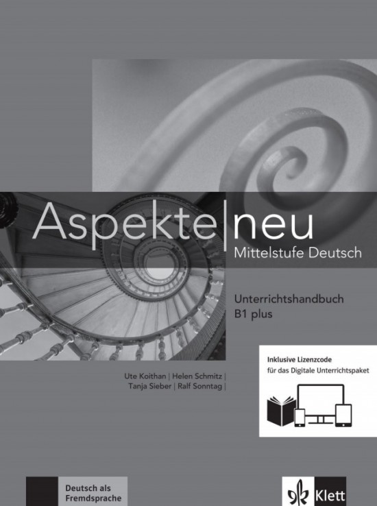 Aspekte neu B1+ – LHB + Lizenzcode für das DUP Klett nakladatelství
